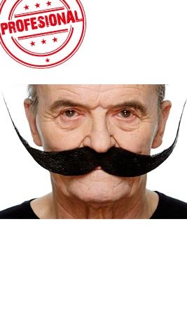 Bigote Negro Profesional 069-LH