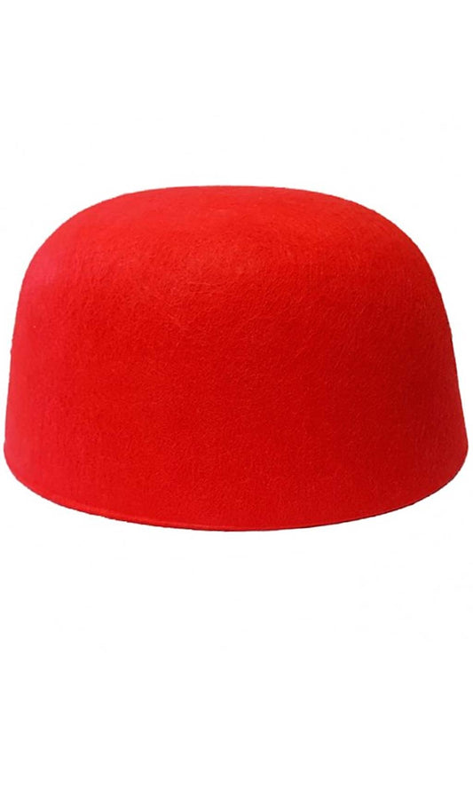 Casquete Rojo de Fieltro