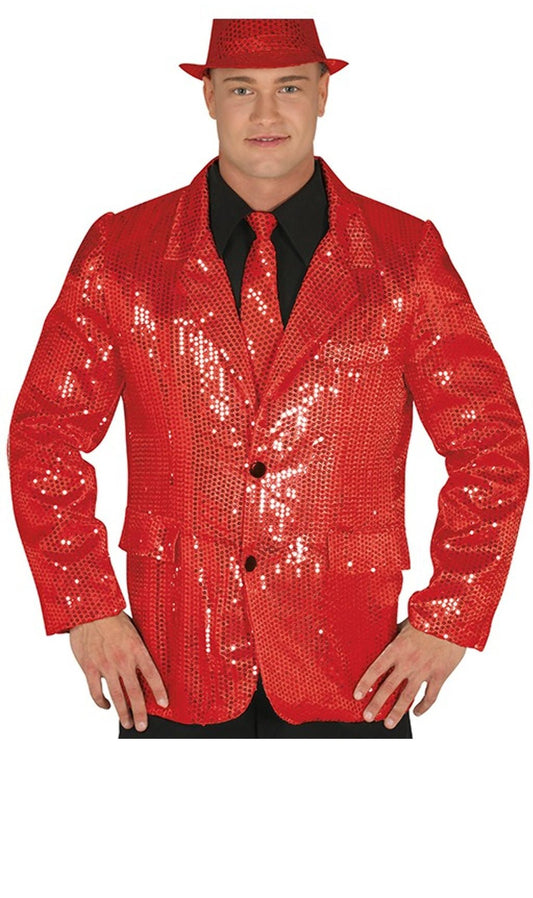 Chaqueta Brillante Roja I Don Disfraz