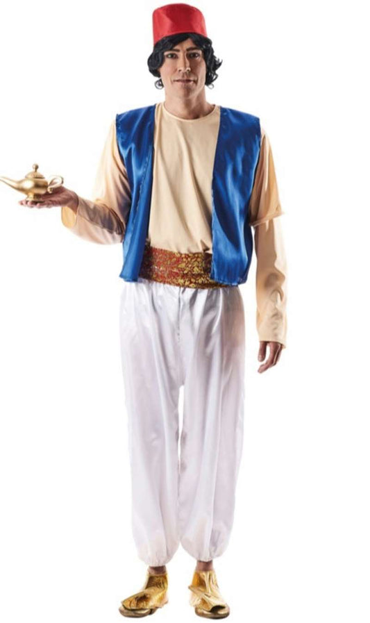  Disfraz de Aladdin Desert Prince para hombre