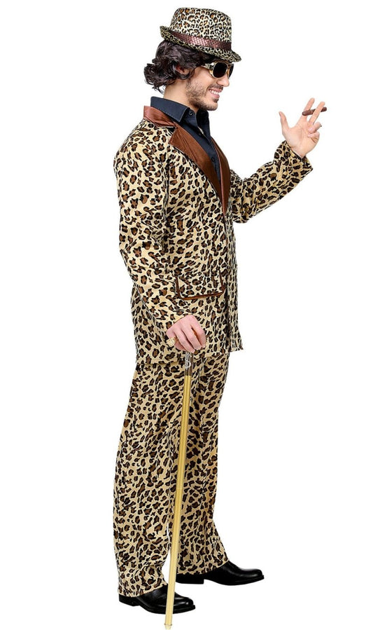 Disfraz de Dandy Leopardo para hombre I Don Disfraz