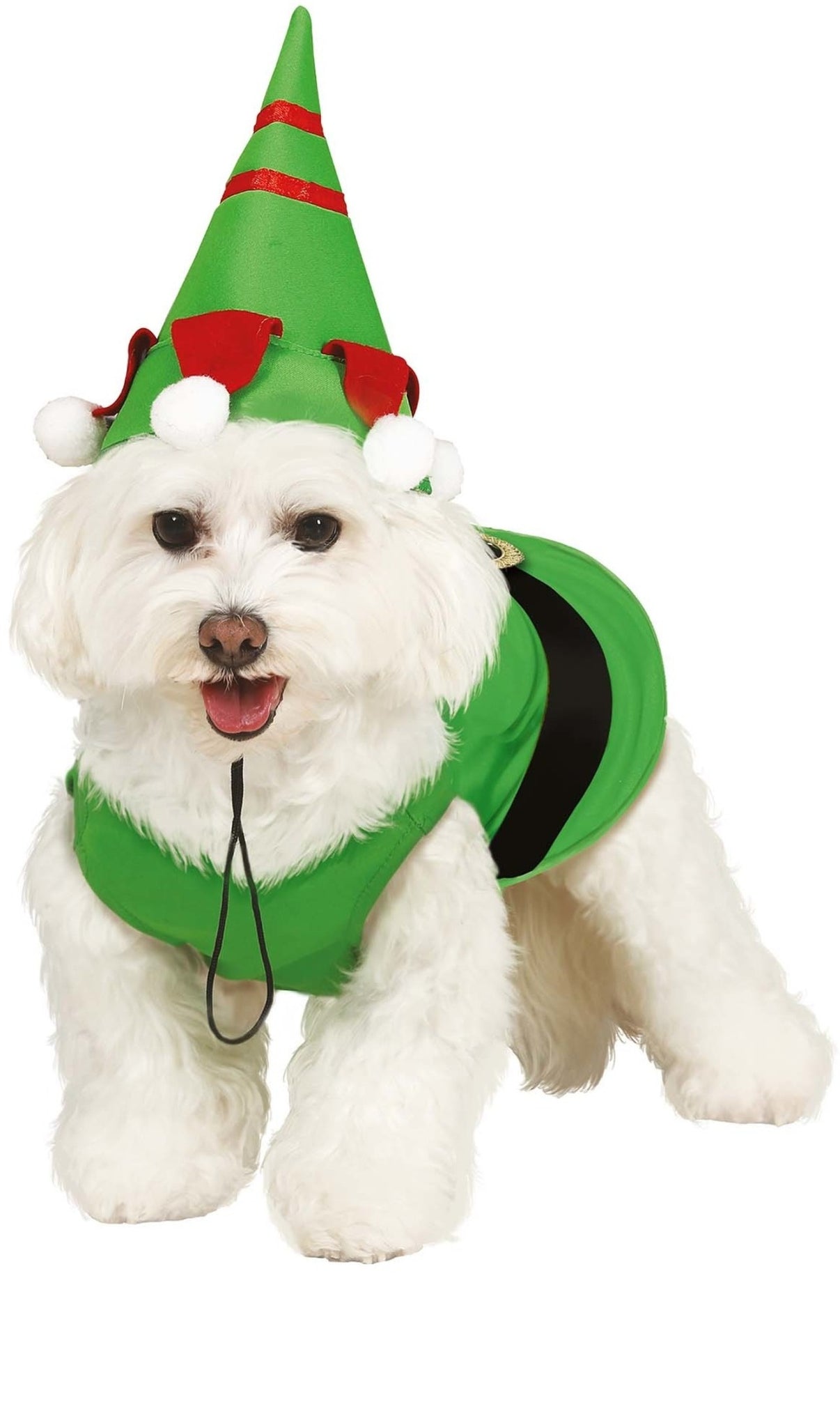 Disfraz de Elfo Navideño para mascota I Don Disfraz