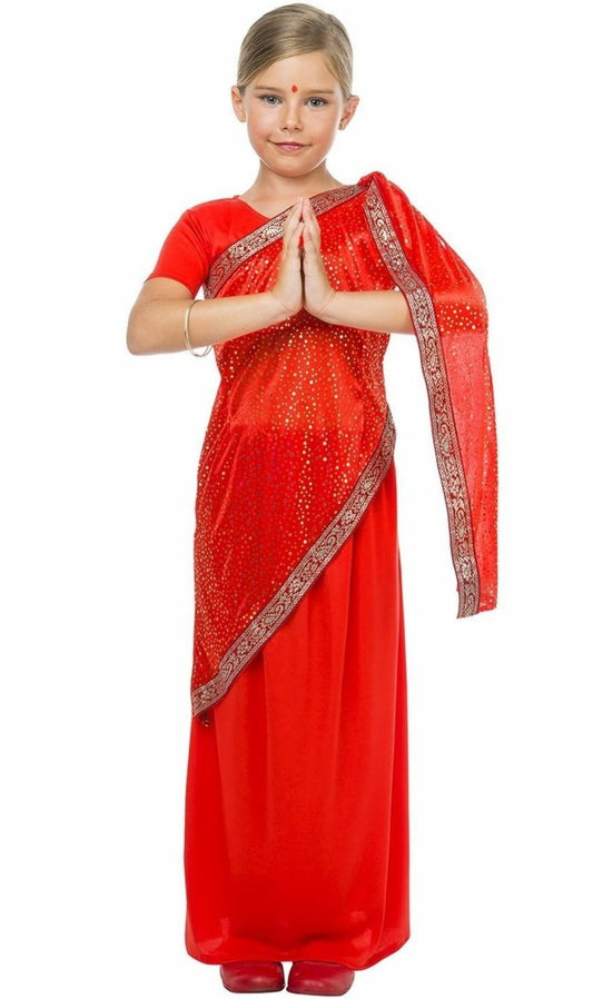 Disfraz de Mujer PARTILANDIA fucsia india bollywood (Tam.: L)