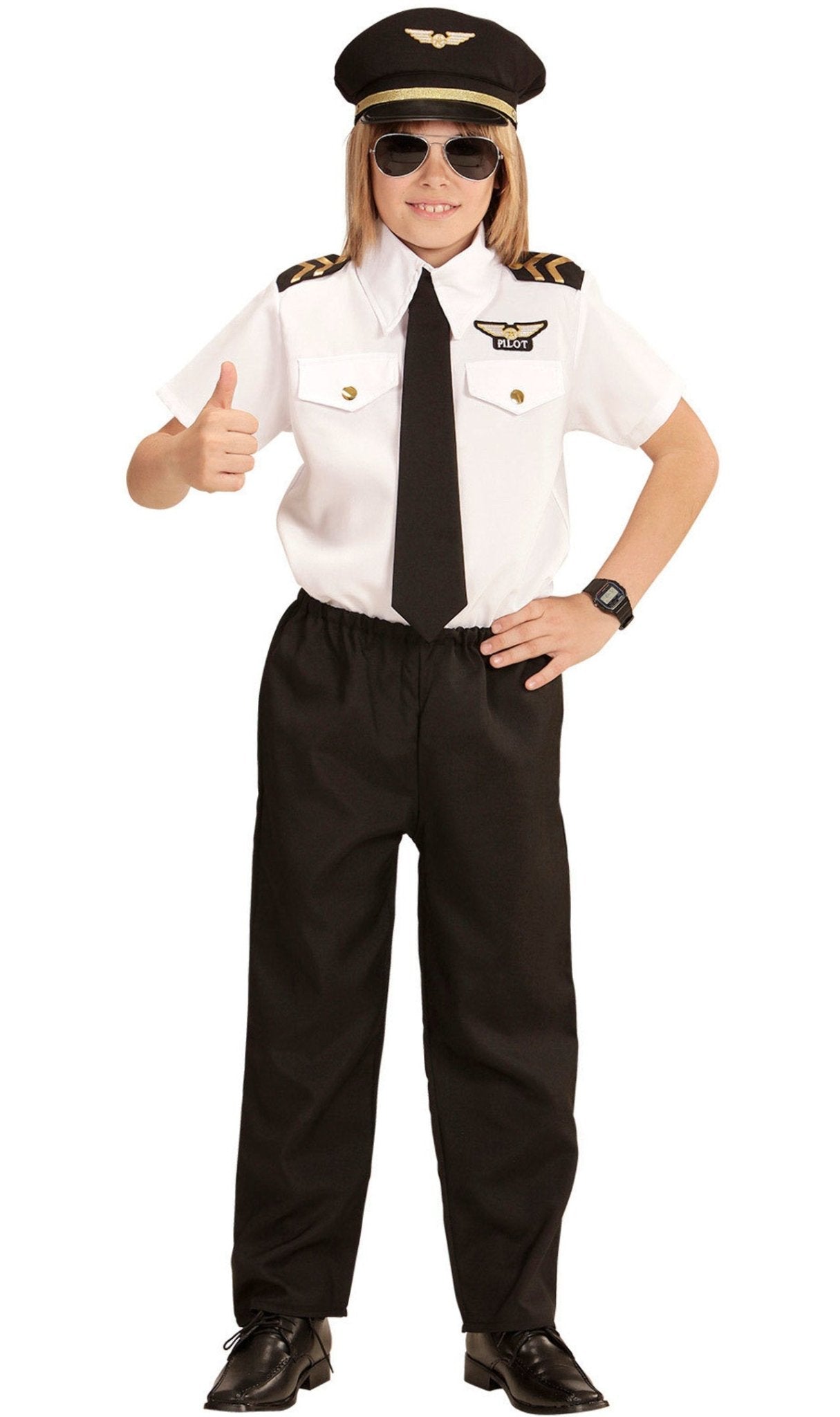 Disfraz piloto avión infantil - Comprar en Tienda Disfraces Bacanal