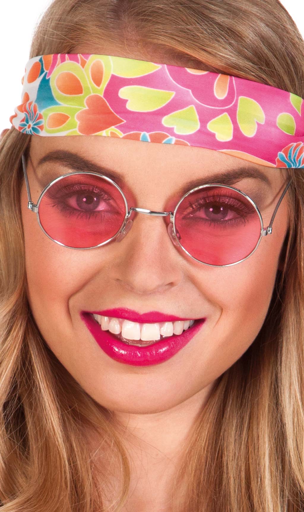 Gafas best sale redondas rosas