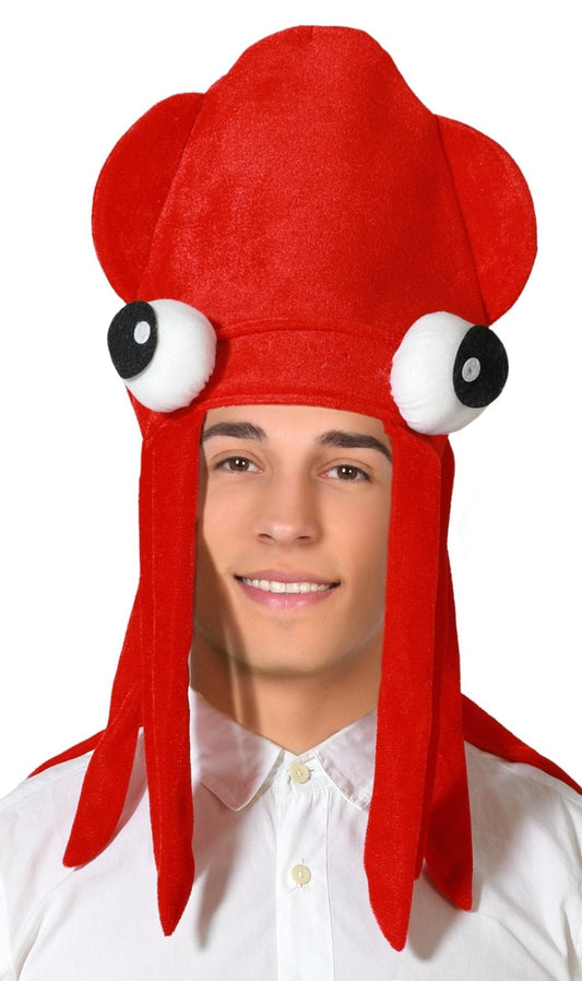 Gorro de Pulpo Rojo