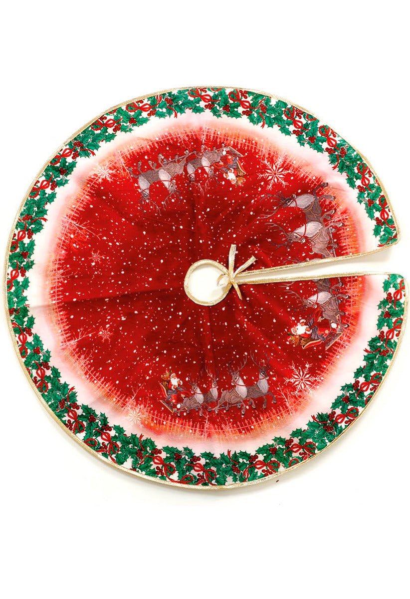 Pie de Árbol de Navidad Papá Noel