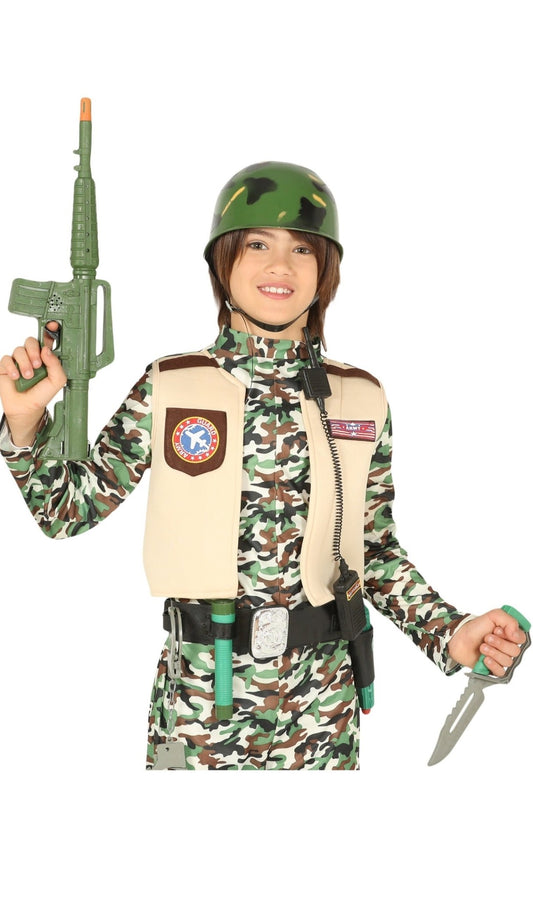 Set de Militar Camuflaje infantil