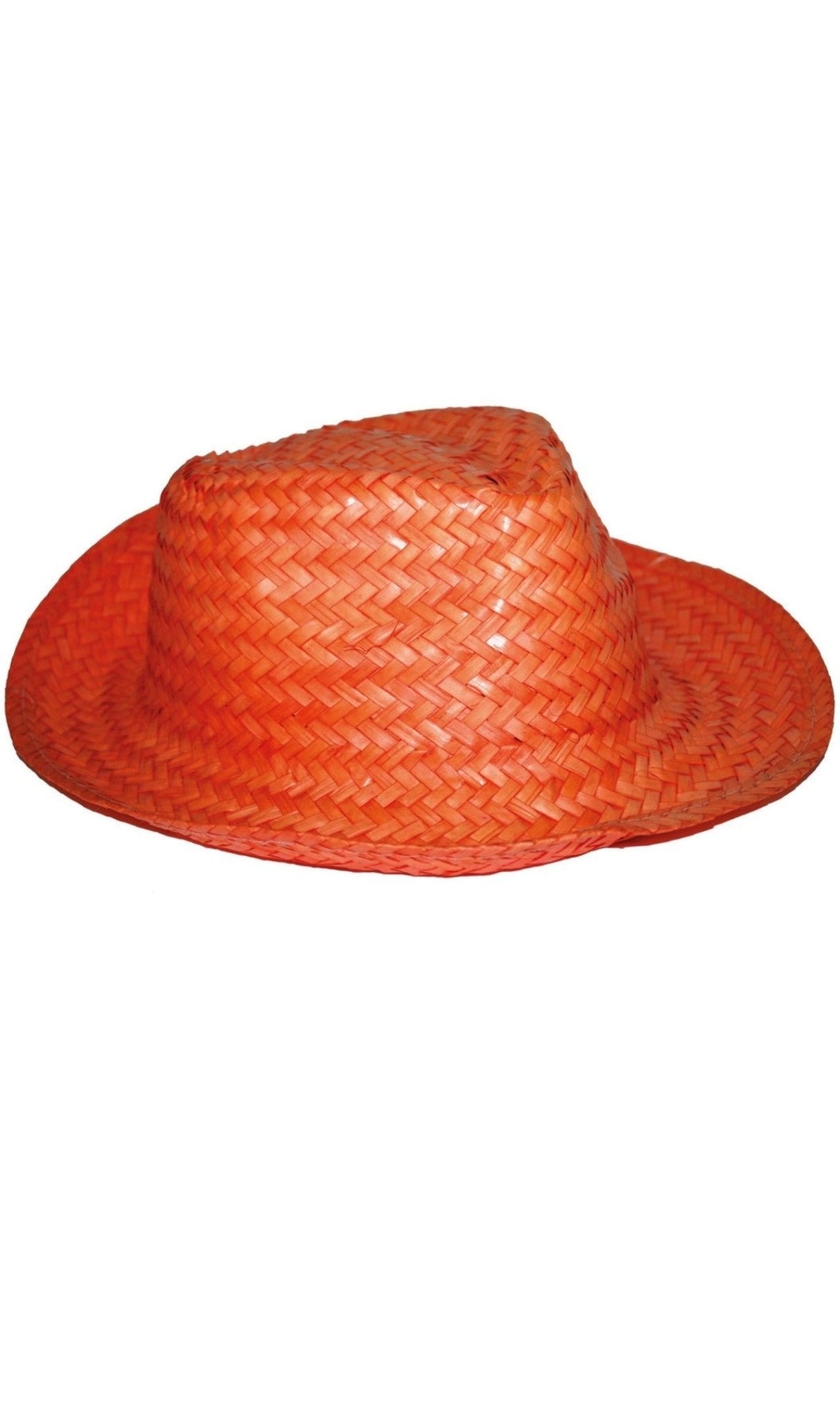 Sombrero Naranja de Paja