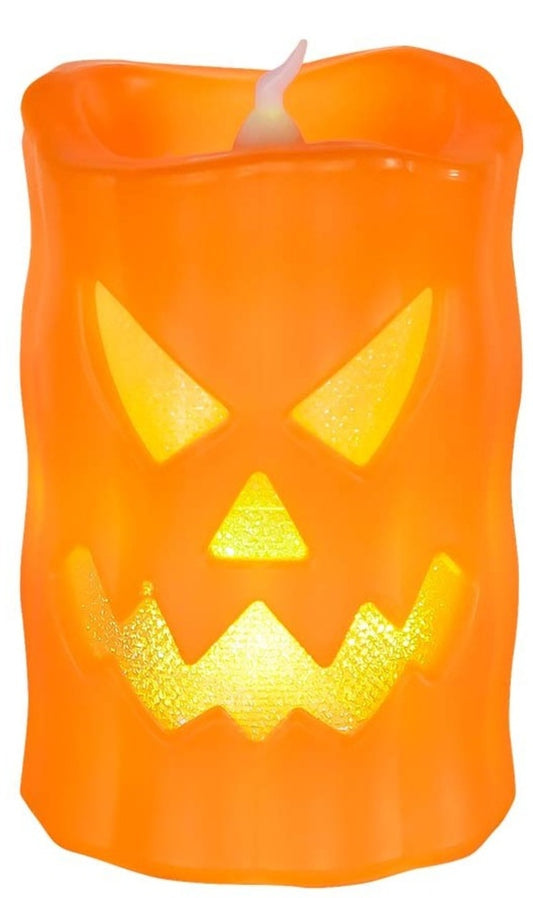 Vela de Calabaza Led